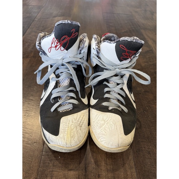 Nike Lebron 9 Freegums 2011 Size 11.5 Used Rare Authentic Basketball White Black main image 4